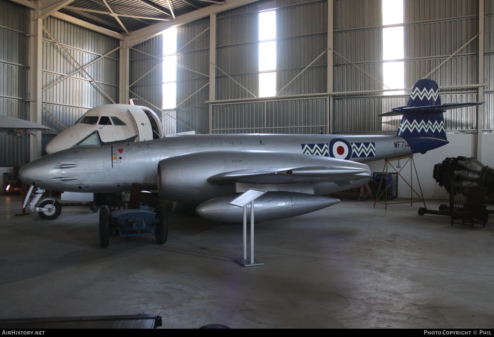 Aircraft Photo of WF714 | Gloster Meteor F8 | UK - Air Force | AirHistory.net #209670