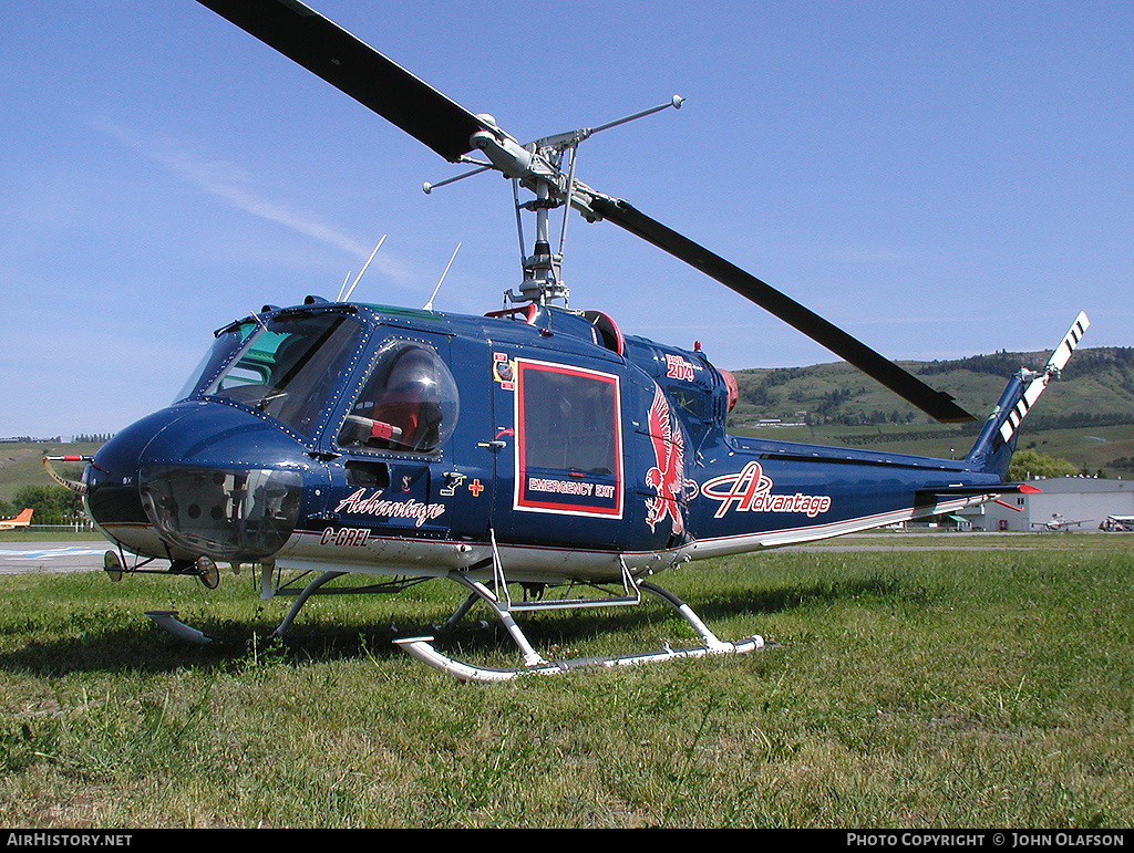 Aircraft Photo of C-GREL | Bell 204B | Advantage Helicopters | AirHistory.net #209674