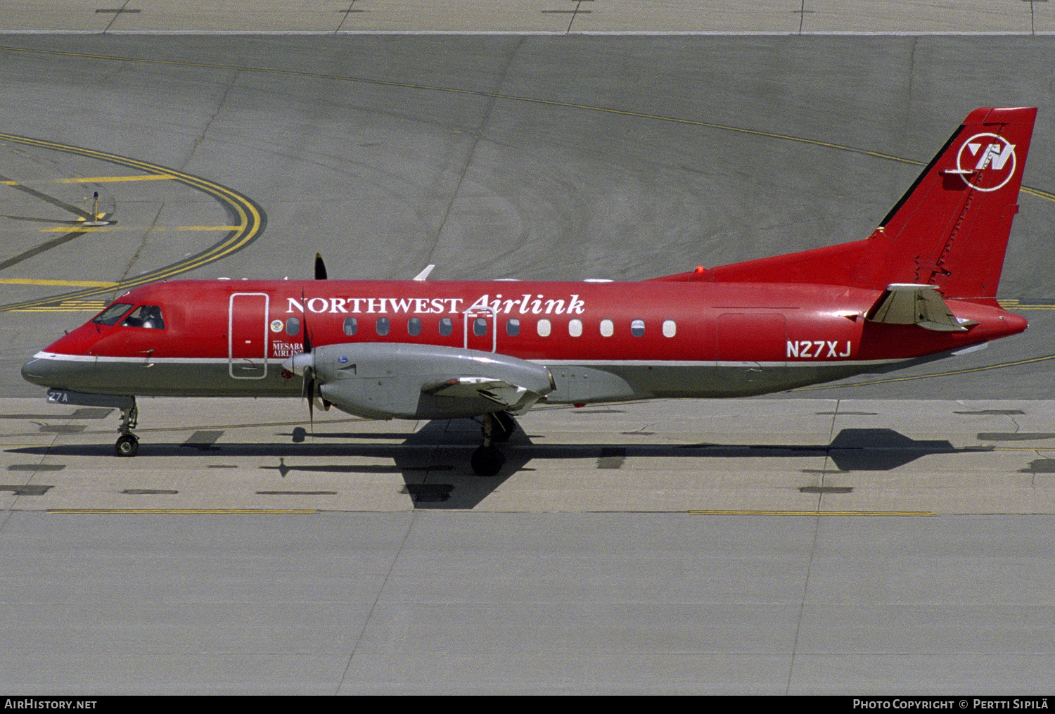 Aircraft Photo of N27XJ | Saab-Fairchild SF-340A | Northwest Airlink | AirHistory.net #209683