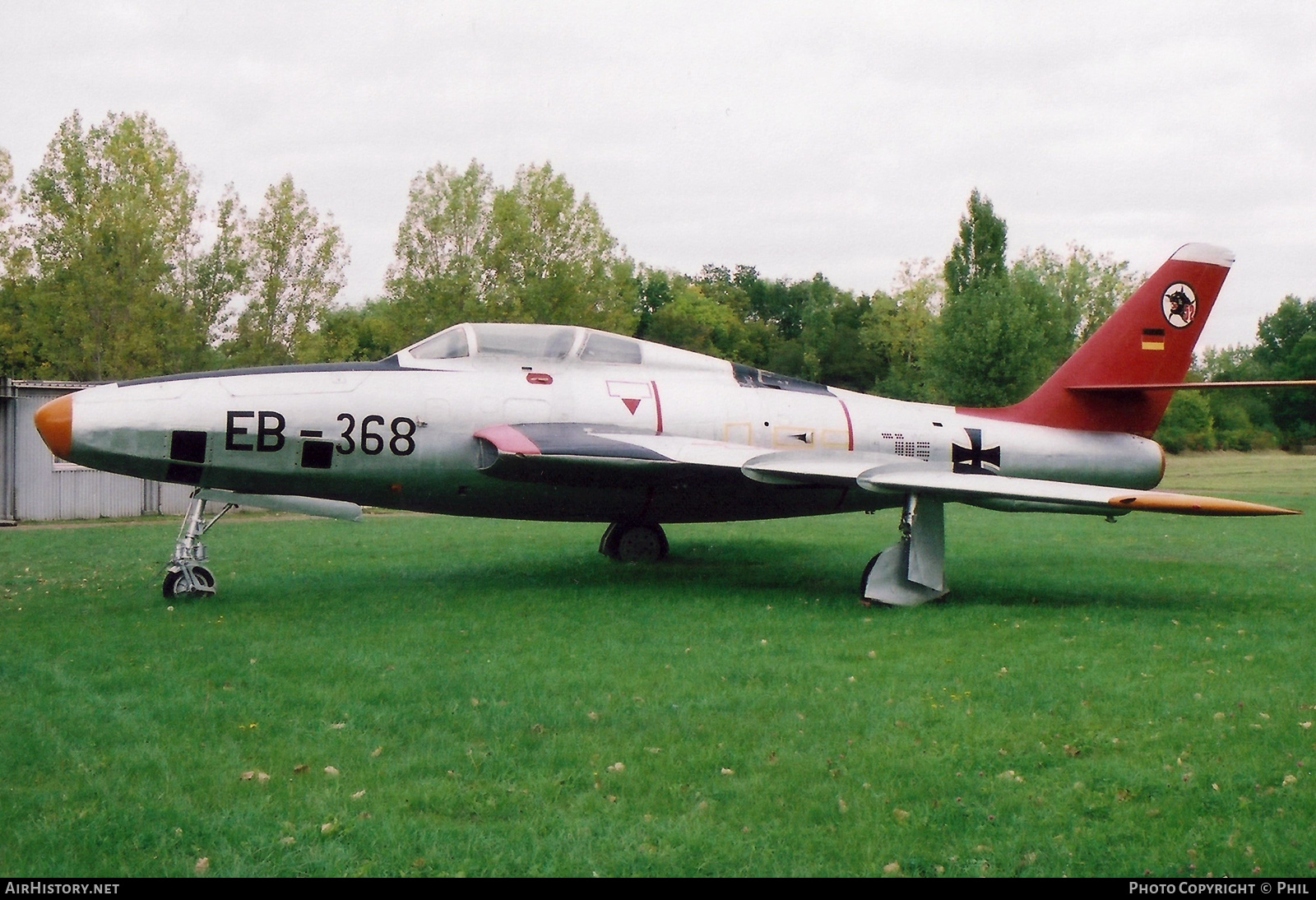 Aircraft Photo of EB-368 | Republic RF-84F Thunderflash | Germany - Air Force | AirHistory.net #209687