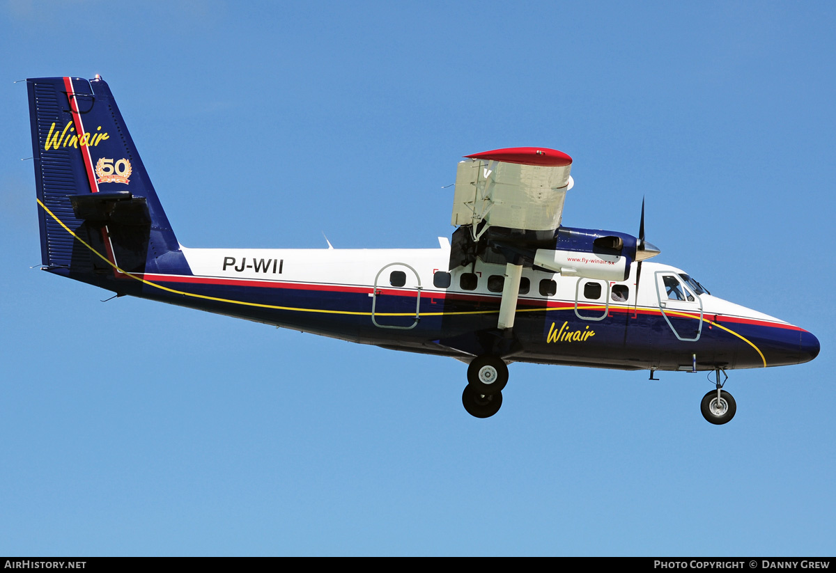 Aircraft Photo of PJ-WII | De Havilland Canada DHC-6-310 Twin Otter | Winair - Windward Islands Airways | AirHistory.net #209690