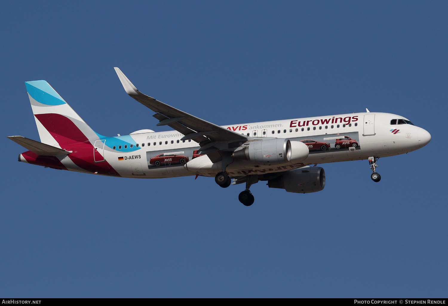 Aircraft Photo of D-AEWS | Airbus A320-214 | Eurowings | AirHistory.net #209712