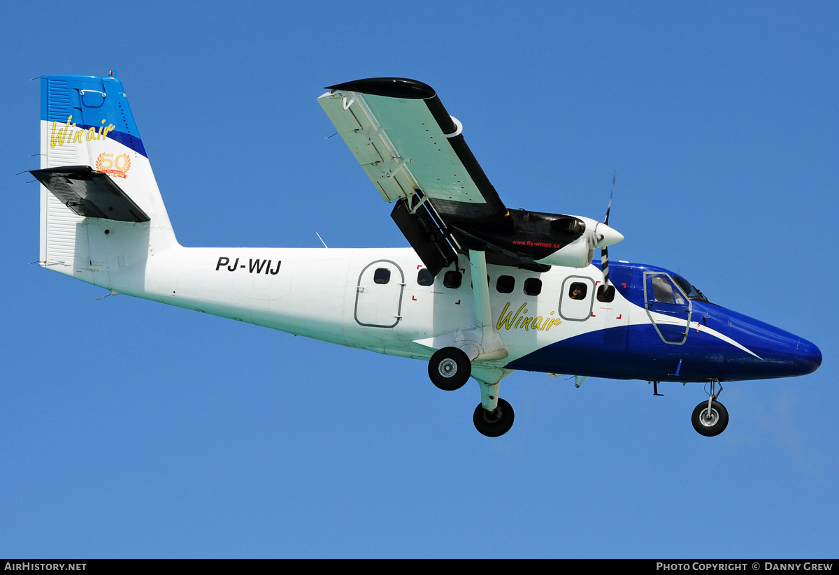 Aircraft Photo of PJ-WIJ | De Havilland Canada DHC-6-300 Twin Otter | Winair - Windward Islands Airways | AirHistory.net #209718
