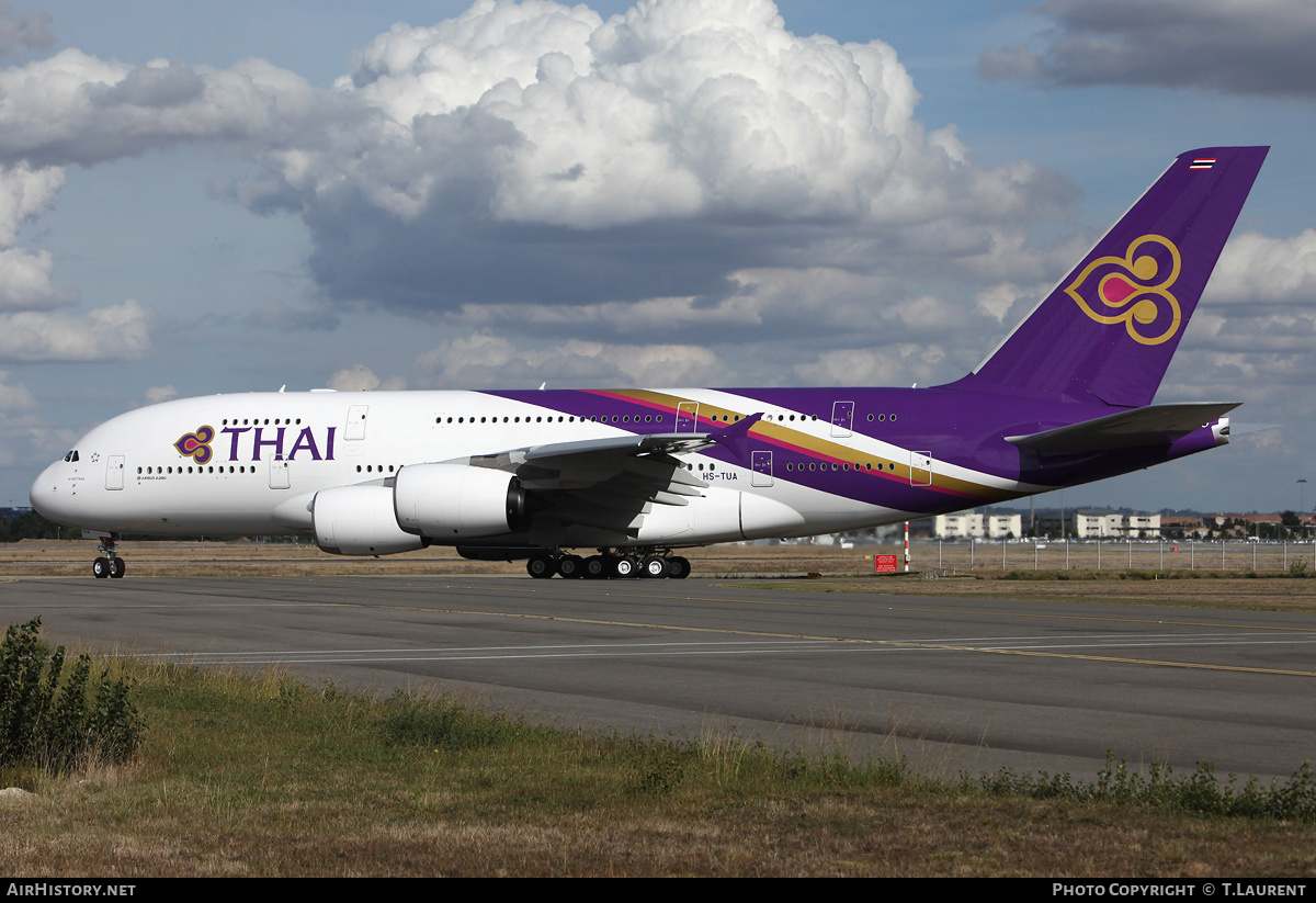 Aircraft Photo of HS-TUA | Airbus A380-841 | Thai Airways International | AirHistory.net #209730