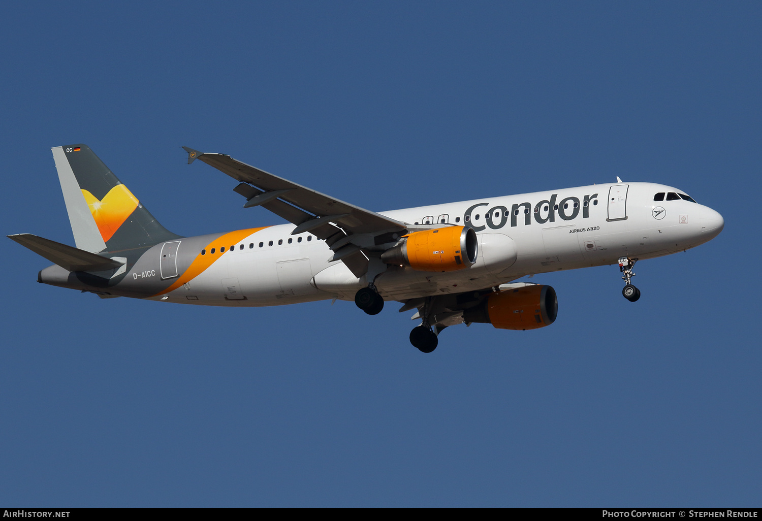 Aircraft Photo of D-AICC | Airbus A320-212 | Condor Flugdienst | AirHistory.net #209759