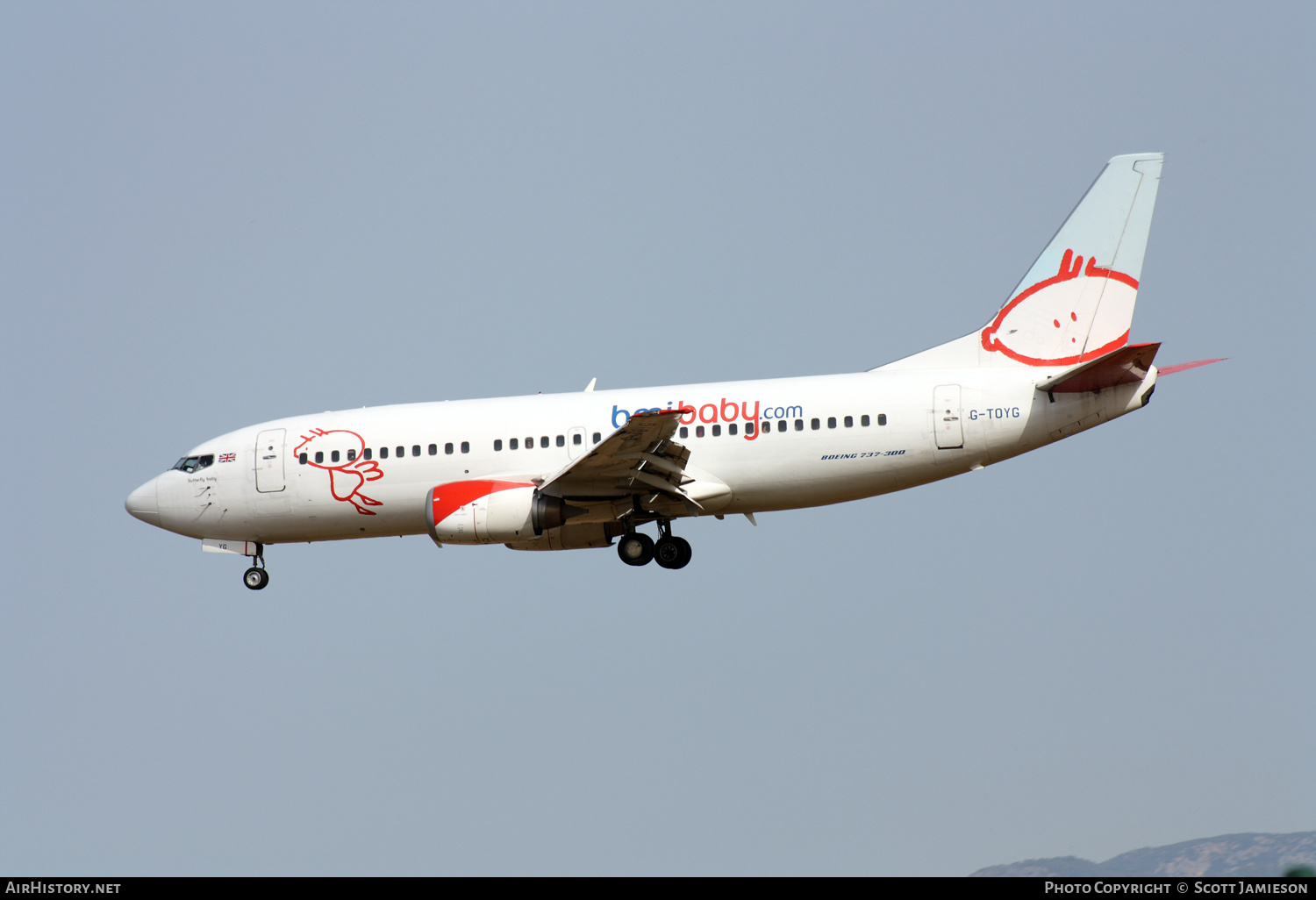 Aircraft Photo of G-TOYG | Boeing 737-36N | Bmibaby | AirHistory.net #209777