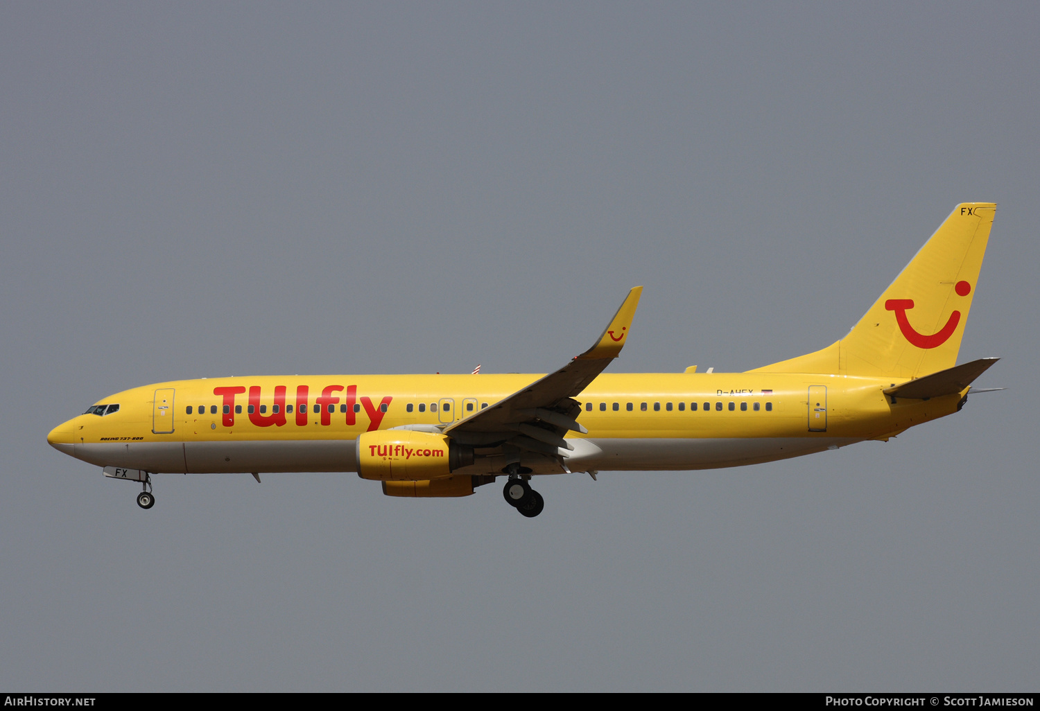 Aircraft Photo of D-AHFX | Boeing 737-8K2 | TUIfly | AirHistory.net #209789