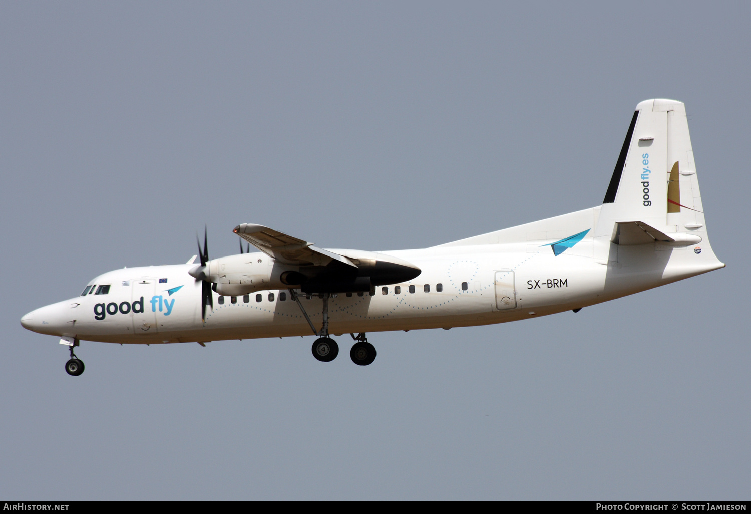 Aircraft Photo of SX-BRM | Fokker 50 | GoodFly | AirHistory.net #209792