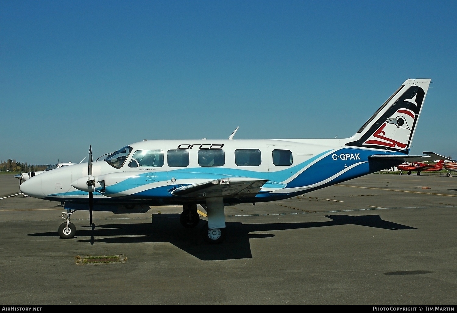 Aircraft Photo of C-GPAK | Piper PA-31-350 Chieftain | Orca Air | AirHistory.net #209840