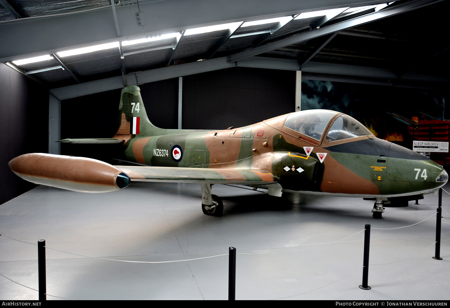 Aircraft Photo of NZ6374 | BAC 167 Strikemaster Mk.88 | New Zealand - Air Force | AirHistory.net #209857
