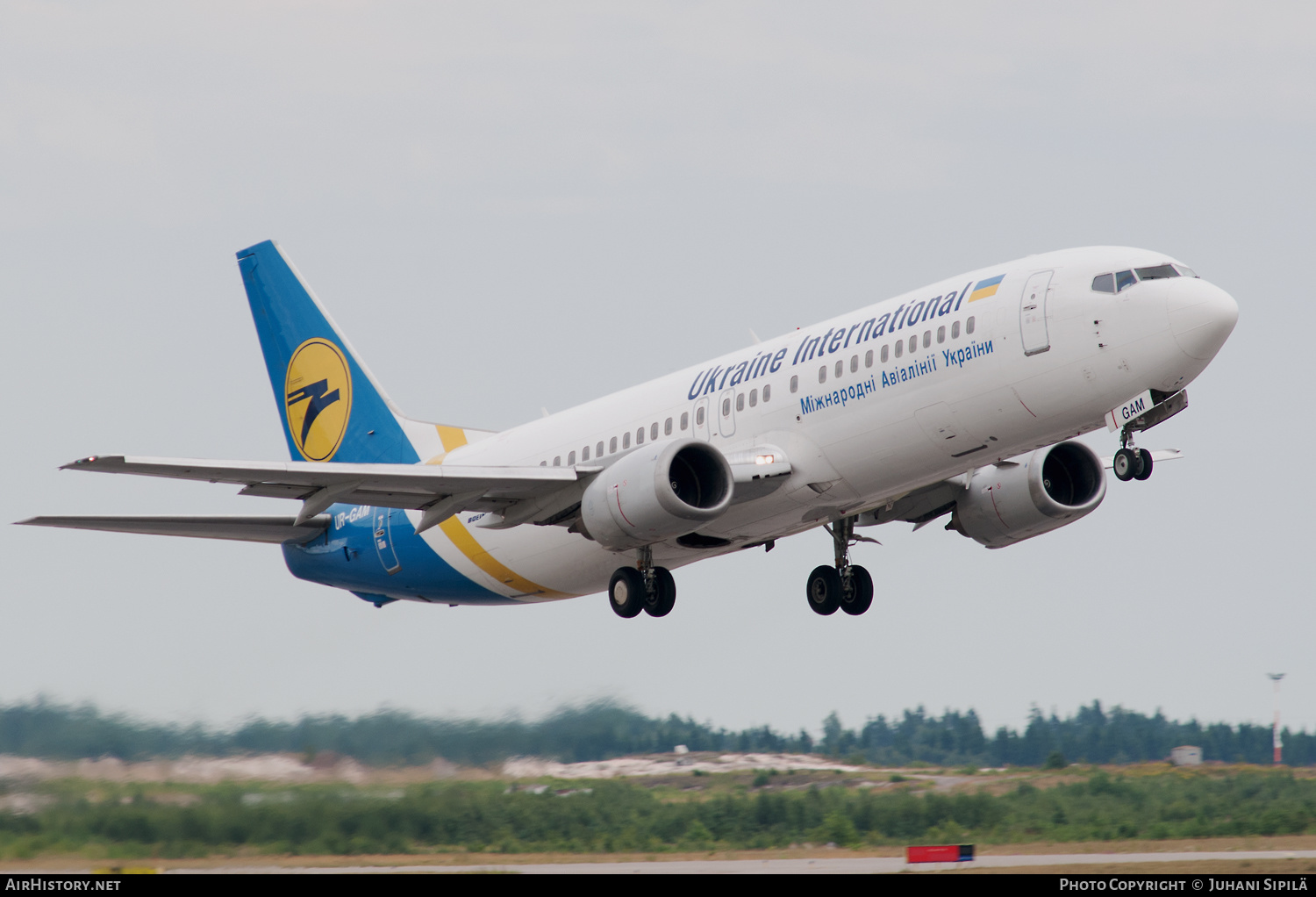 Aircraft Photo of UR-GAM | Boeing 737-4Y0 | Ukraine International Airlines | AirHistory.net #209860