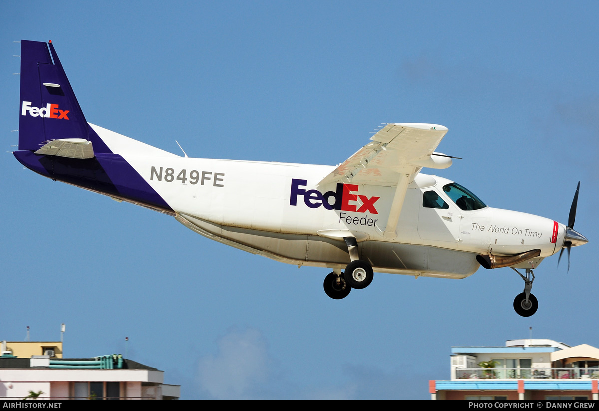 Aircraft Photo of N849FE | Cessna 208B Super Cargomaster | FedEx Feeder | AirHistory.net #209879