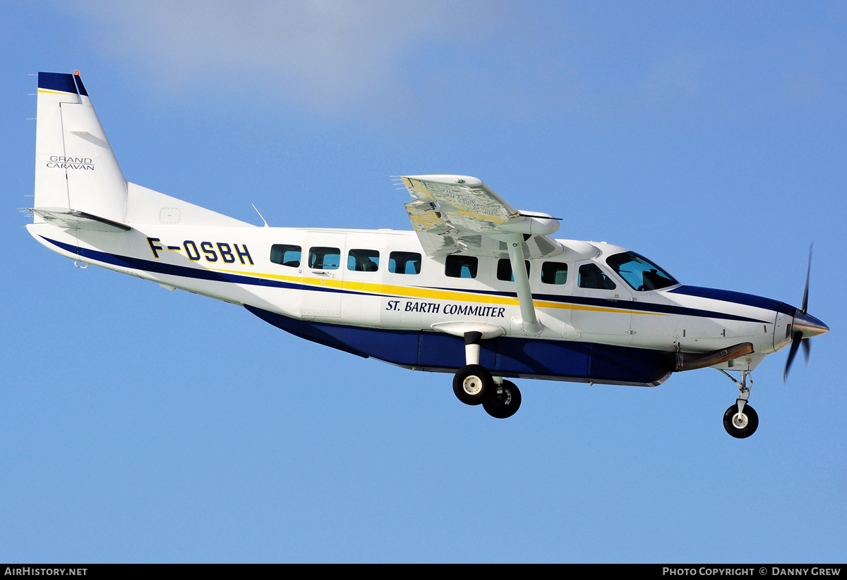 Aircraft Photo of F-OSBH | Cessna 208B Grand Caravan | St. Barth Commuter | AirHistory.net #209901