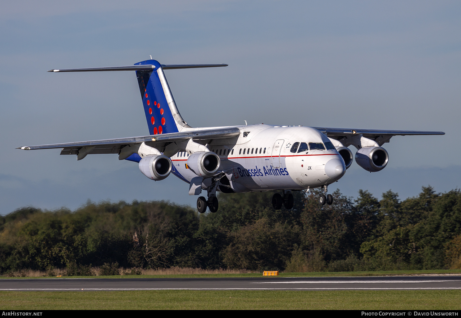 Aircraft Photo of OO-DJX | British Aerospace Avro 146-RJ85 | Brussels Airlines | AirHistory.net #209903