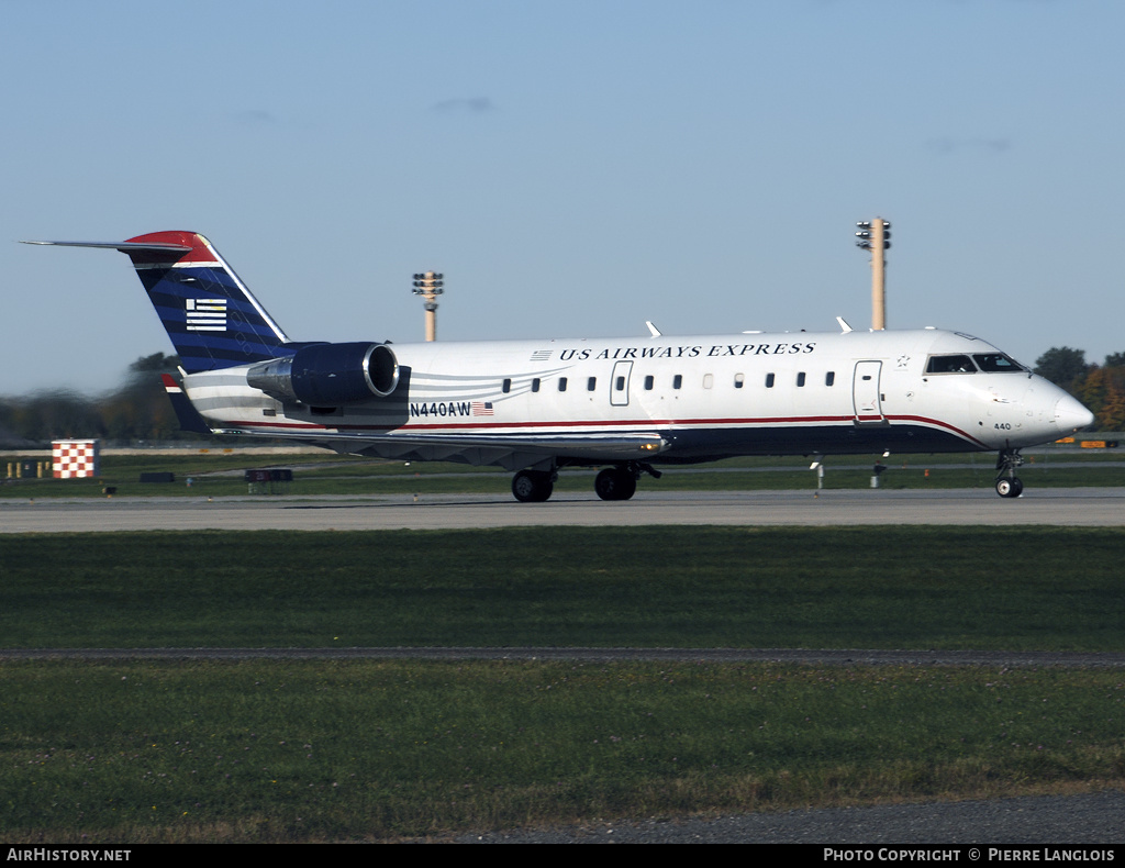 Aircraft Photo of N440AW | Bombardier CRJ-200LR (CL-600-2B19) | US Airways Express | AirHistory.net #209919