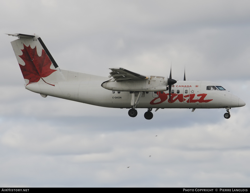 Aircraft Photo of C-GKON | De Havilland Canada DHC-8-102 Dash 8 | Air Canada Jazz | AirHistory.net #209947