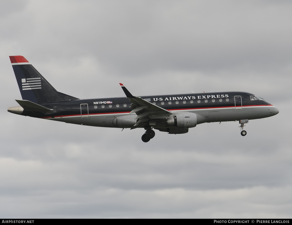 Aircraft Photo of N811MD | Embraer 170SU (ERJ-170-100SU) | US Airways Express | AirHistory.net #209948