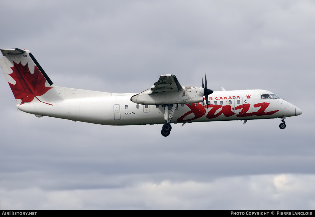 Aircraft Photo of C-GNON | De Havilland Canada DHC-8-311 Dash 8 | Air Canada Jazz | AirHistory.net #209949