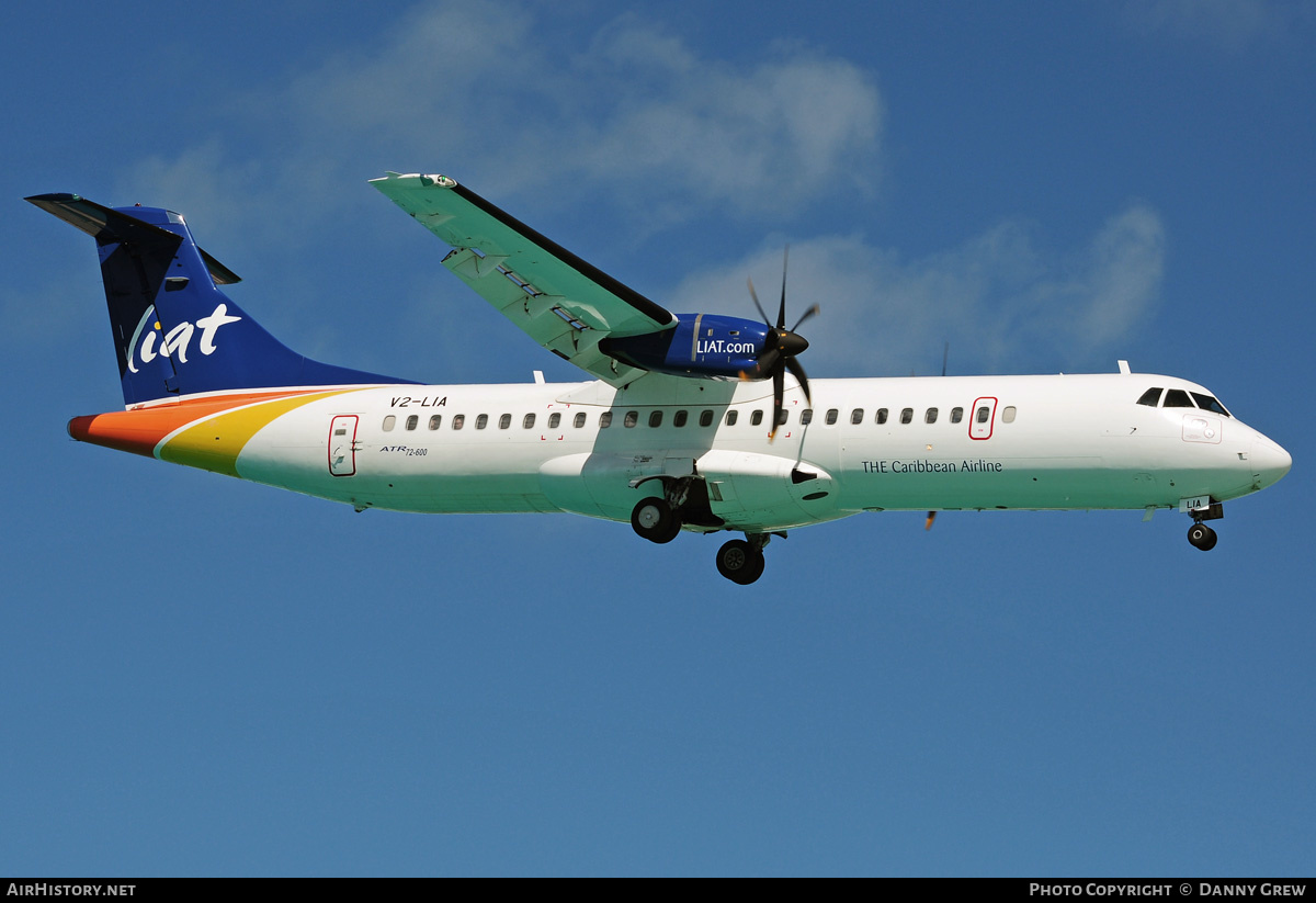 Aircraft Photo of V2-LIA | ATR ATR-72-600 (ATR-72-212A) | LIAT - Leeward Islands Air Transport | AirHistory.net #209950