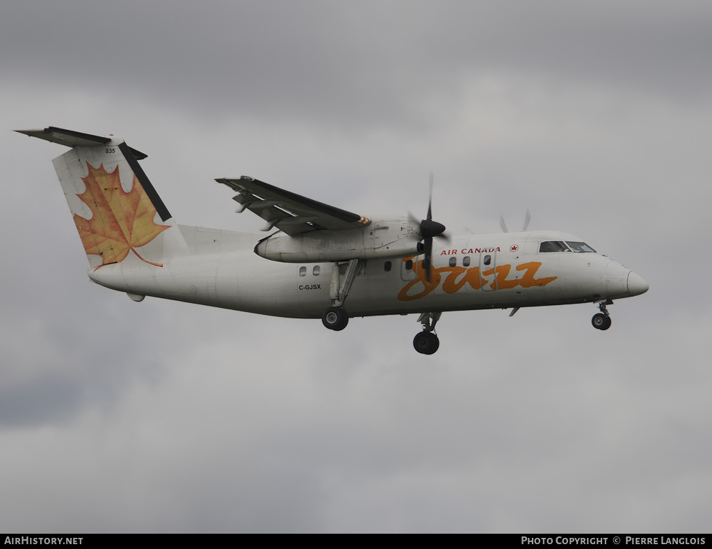 Aircraft Photo of C-GJSX | De Havilland Canada DHC-8-102 Dash 8 | Air Canada Jazz | AirHistory.net #209951