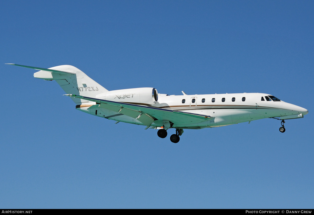Aircraft Photo of N772XJ | Cessna 750 Citation X | XOJet | AirHistory.net #209953
