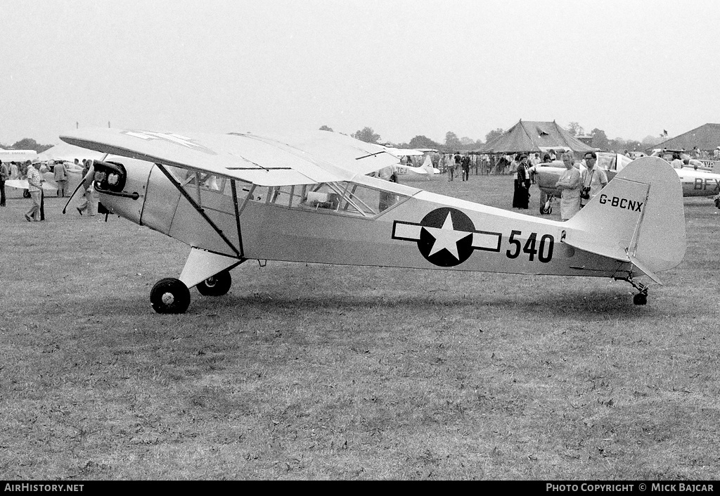 Aircraft Photo of G-BCNX | Piper J-3C-65 Cub | USA - Air Force | AirHistory.net #209983