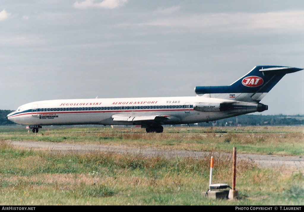 Aircraft Photo of YU-AKB | Boeing 727-2H9/Adv | JAT Yugoslav Airlines - Jugoslovenski Aerotransport | AirHistory.net #209988