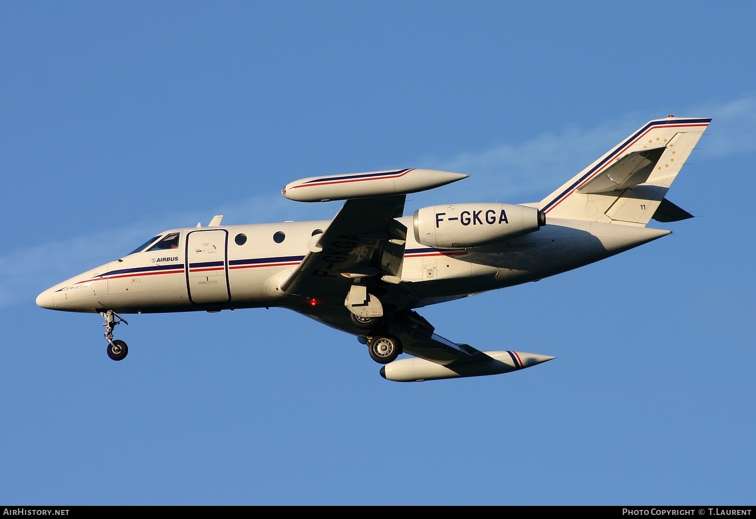 Aircraft Photo of F-GKGA | Aerospatiale SN-601 Corvette 100 | Airbus | AirHistory.net #210000