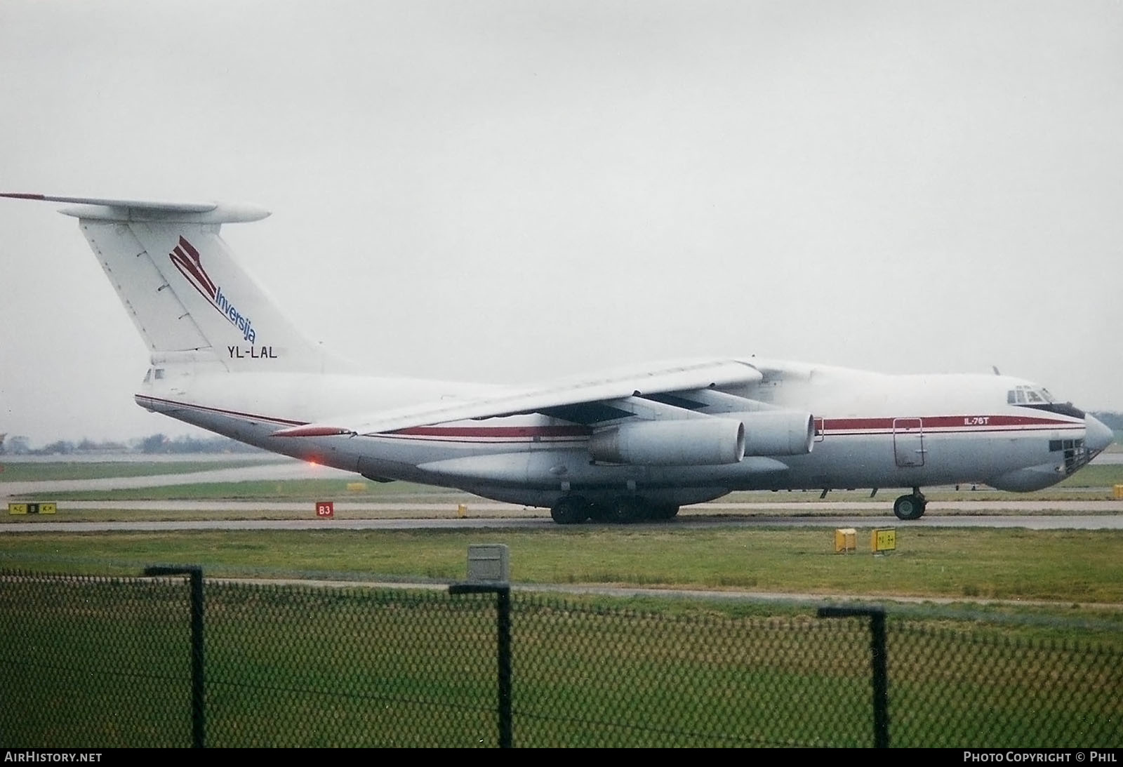 Aircraft Photo of YL-LAL | Ilyushin Il-76T | Inversija | AirHistory.net #210027