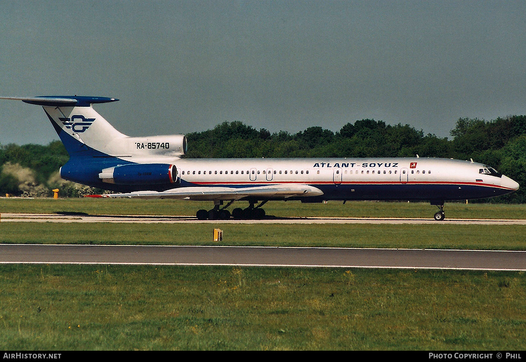 Aircraft Photo of RA-85740 | Tupolev Tu-154M | Atlant-Soyuz Airlines | AirHistory.net #210033