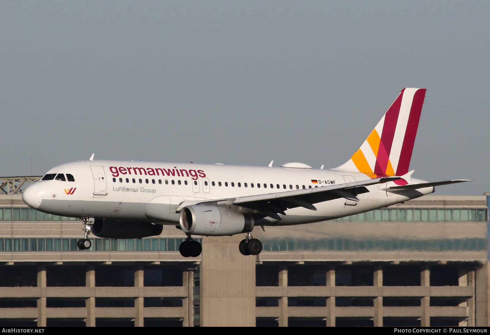 Aircraft Photo of D-AGWF | Airbus A319-132 | Germanwings | AirHistory.net #210077