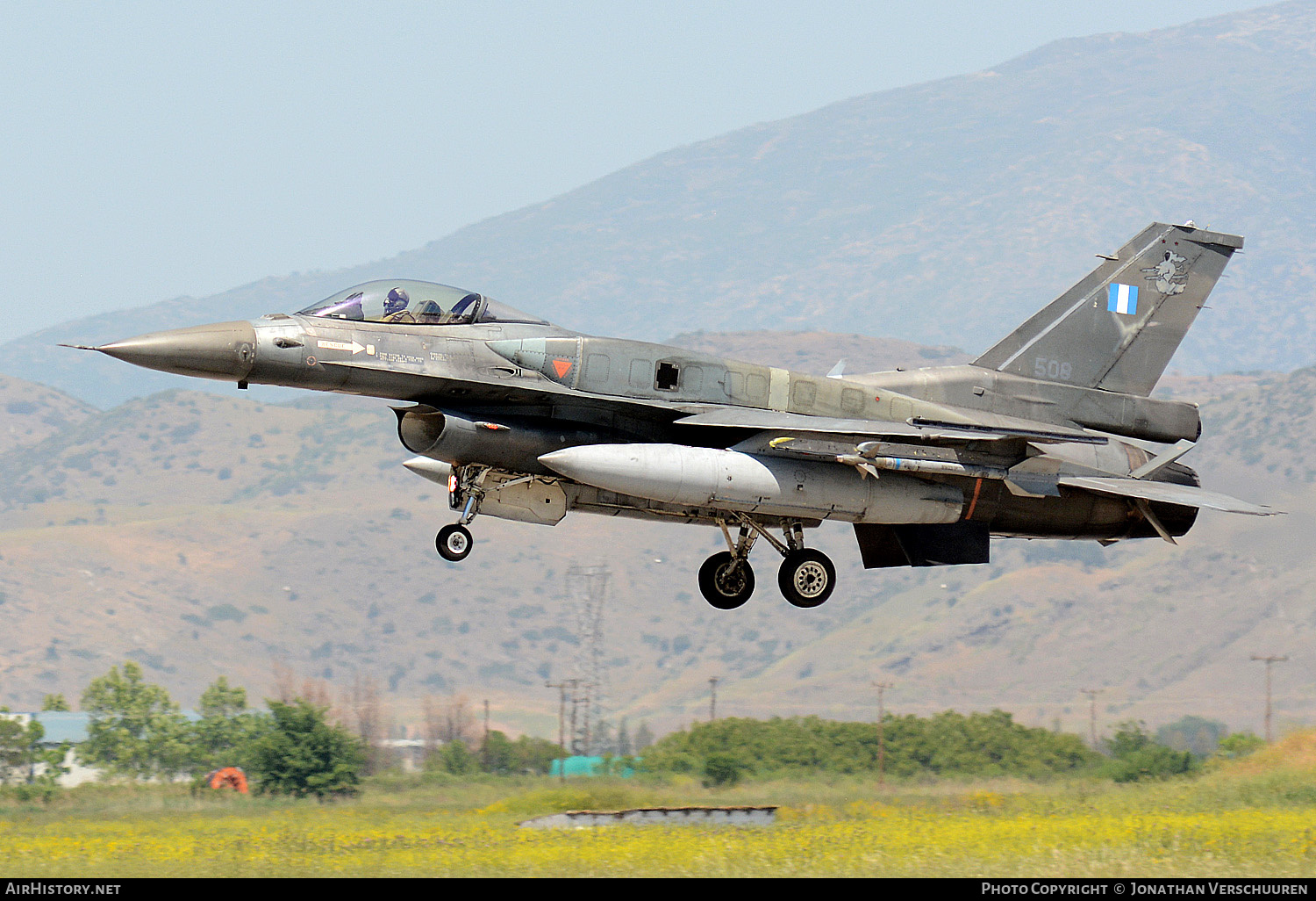 Aircraft Photo of 508 | Lockheed Martin F-16CJ Fighting Falcon | Greece - Air Force | AirHistory.net #210090