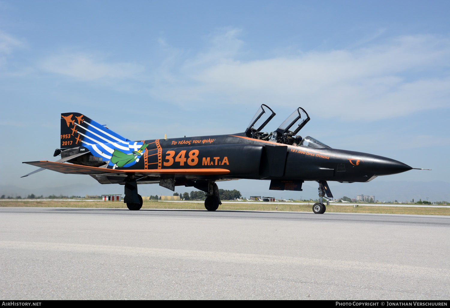 Aircraft Photo of 7499 | McDonnell Douglas RF-4E Phantom II | Greece - Air Force | AirHistory.net #210101