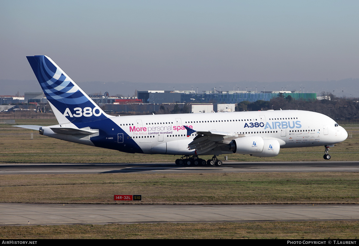 Aircraft Photo of F-WWDD | Airbus A380-861 | Airbus | AirHistory.net #210104