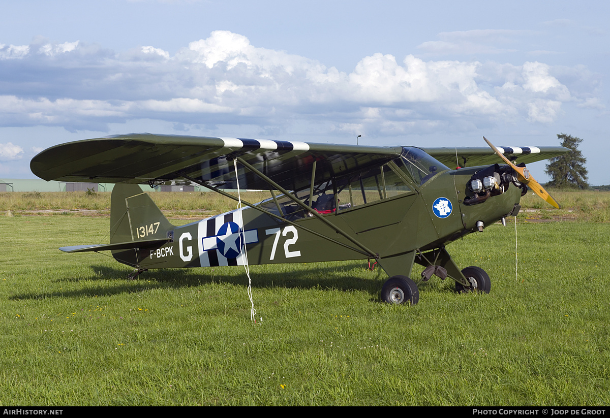 Aircraft Photo of F-BCPK / 13147 | Piper L-4J Grasshopper (J-3C-65D) | USA - Air Force | AirHistory.net #210115