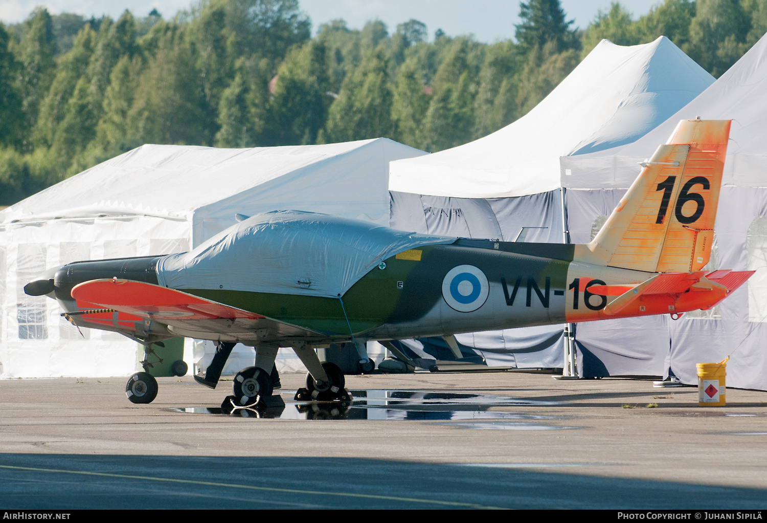 Aircraft Photo of VN-16 | Valmet L-70 Vinka | Finland - Air Force | AirHistory.net #210152