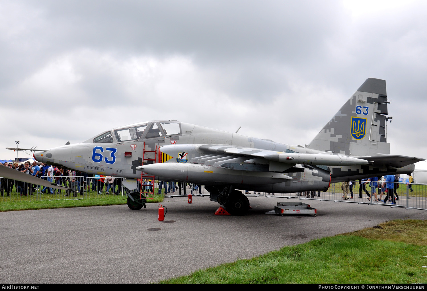 Aircraft Photo of 63 blue | Sukhoi Su-25UBM1 | Ukraine - Air Force | AirHistory.net #210159