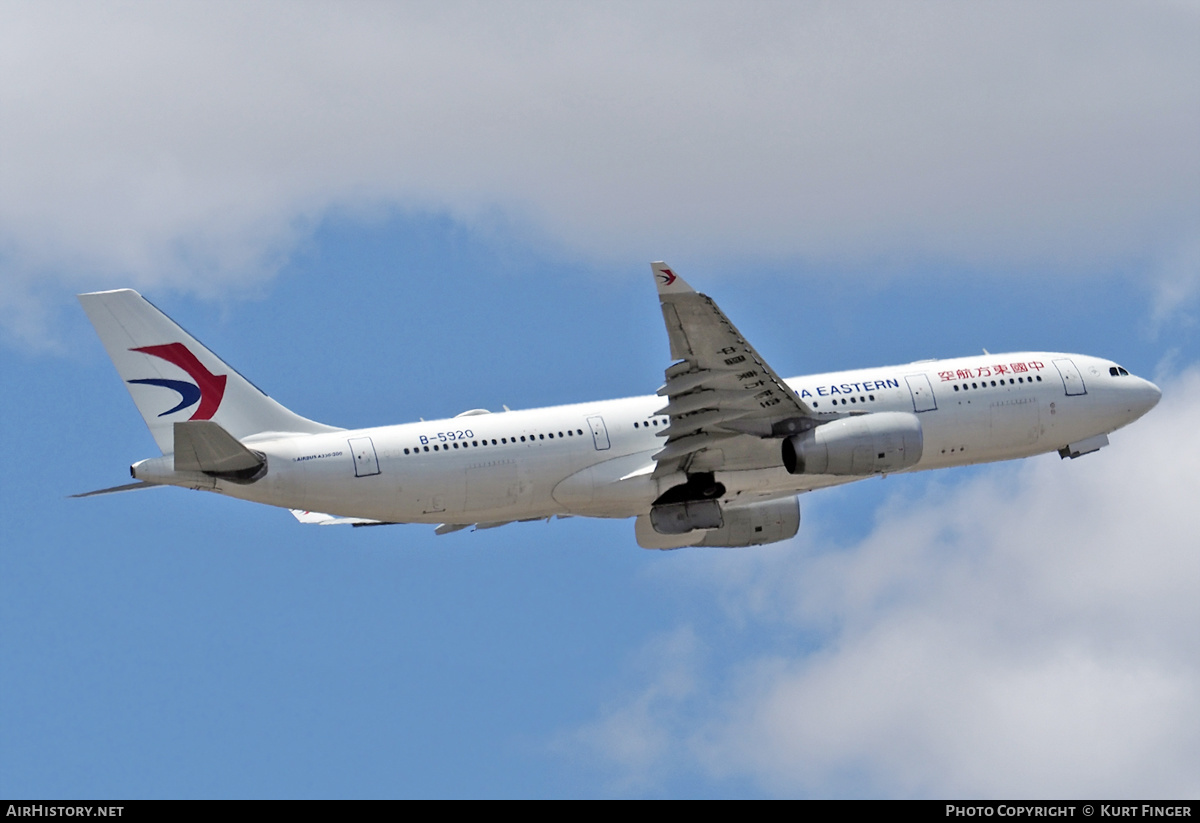 Aircraft Photo of B-5920 | Airbus A330-243 | China Eastern Airlines | AirHistory.net #210203
