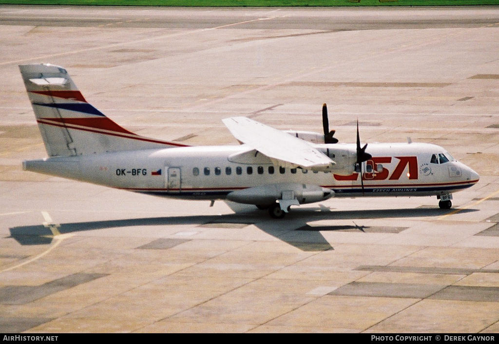 Aircraft Photo of OK-BFG | ATR ATR-42-200 | ČSA - Czech Airlines | AirHistory.net #210214