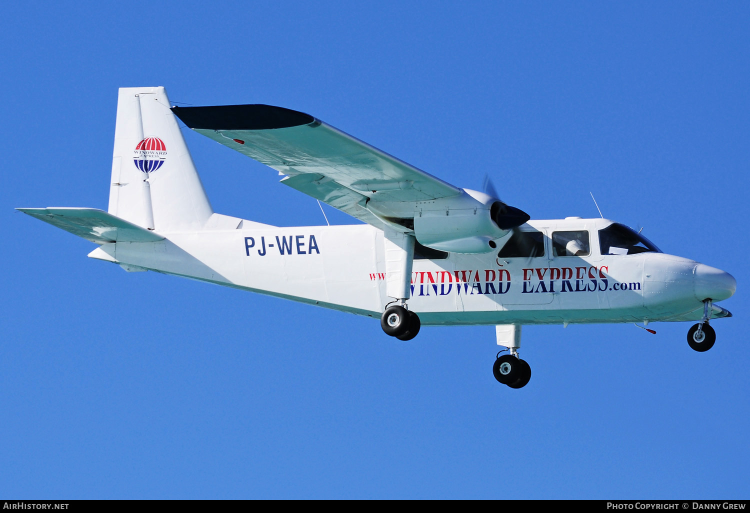 Aircraft Photo of PJ-WEA | Britten-Norman BN-2A-8 Islander | Windward Express Airways | AirHistory.net #210218
