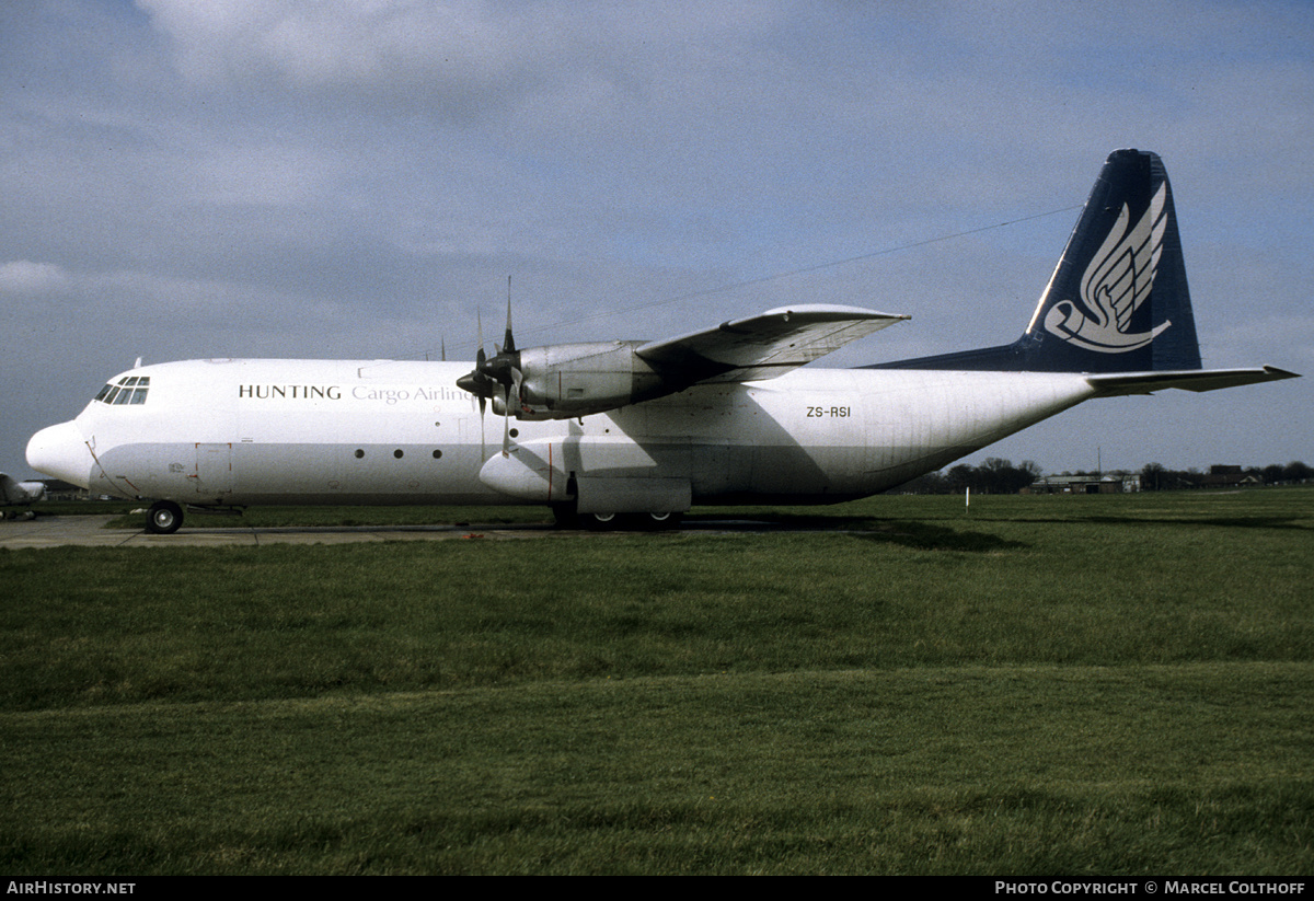 Aircraft Photo of ZS-RSI | Lockheed L-100-30 Hercules (382G) | Hunting Cargo Airlines | AirHistory.net #210219