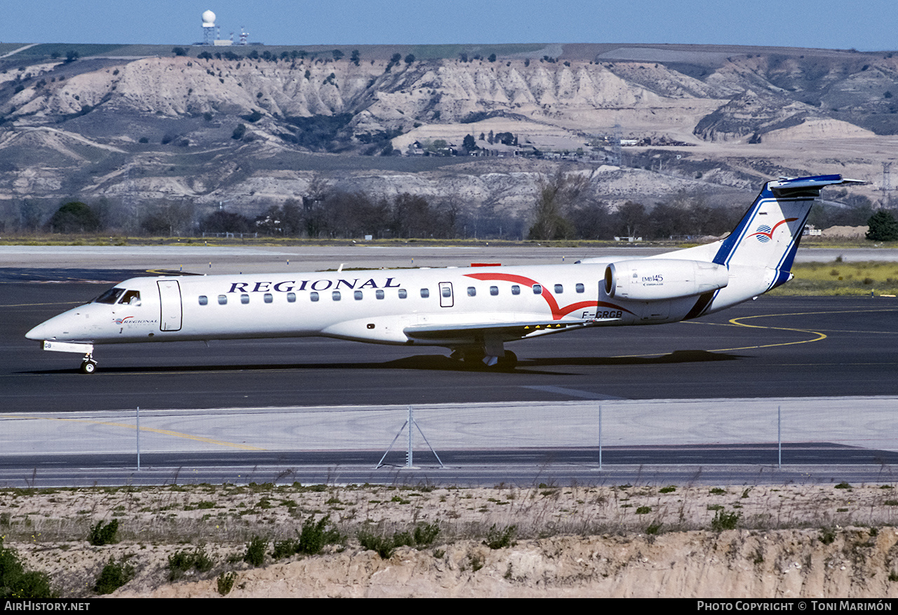 Aircraft Photo of F-GRGB | Embraer ERJ-145EU (EMB-145EU) | Régional Airlines | AirHistory.net #210227