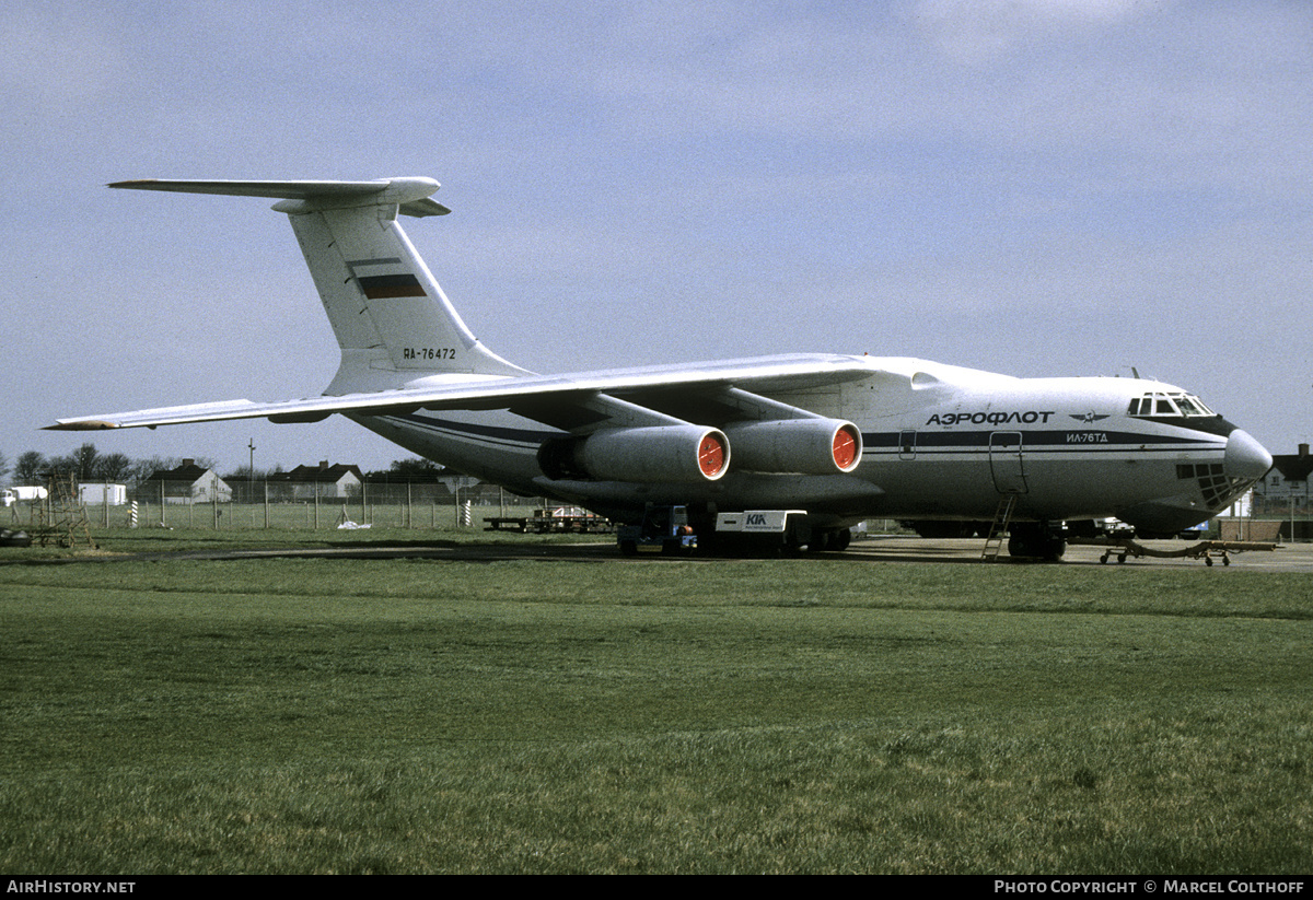 Aircraft Photo of RA-76472 | Ilyushin Il-76TD | Aeroflot | AirHistory.net #210230