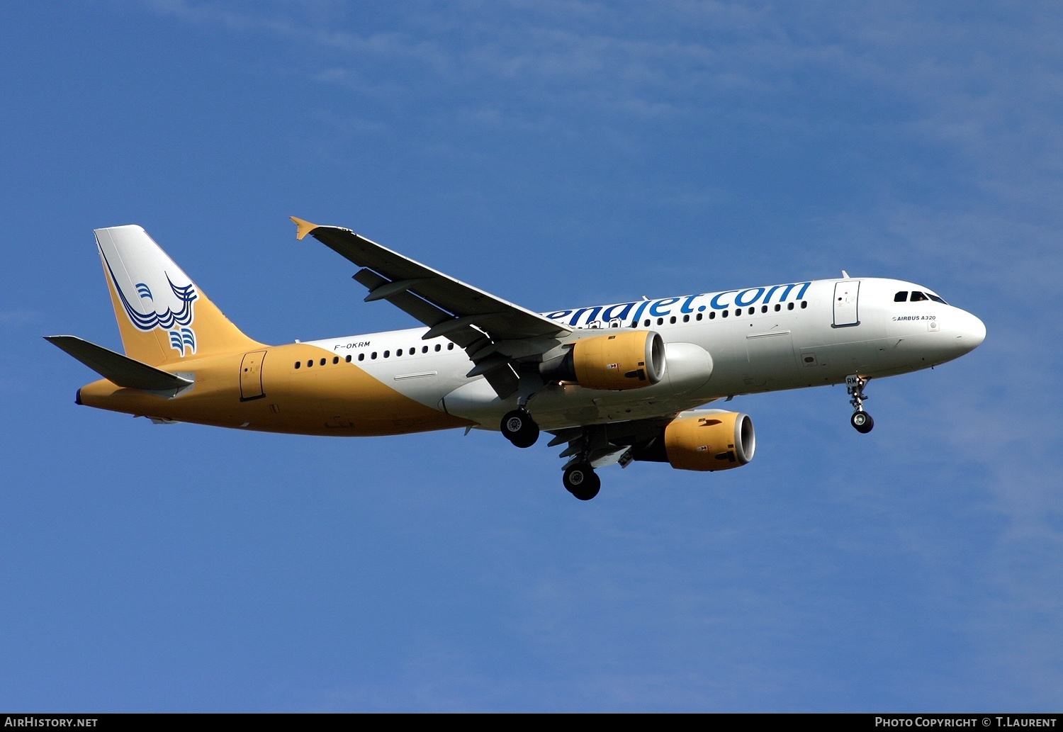 Aircraft Photo of F-OKRM | Airbus A320-211 | Menajet | AirHistory.net #210247
