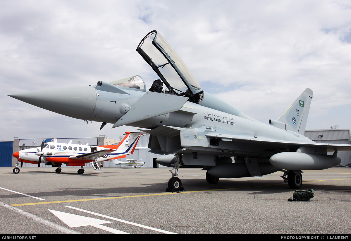 Aircraft Photo of 322 / ZK090 | Eurofighter EF-2000 Typhoon T3 | Saudi Arabia - Air Force | AirHistory.net #210248