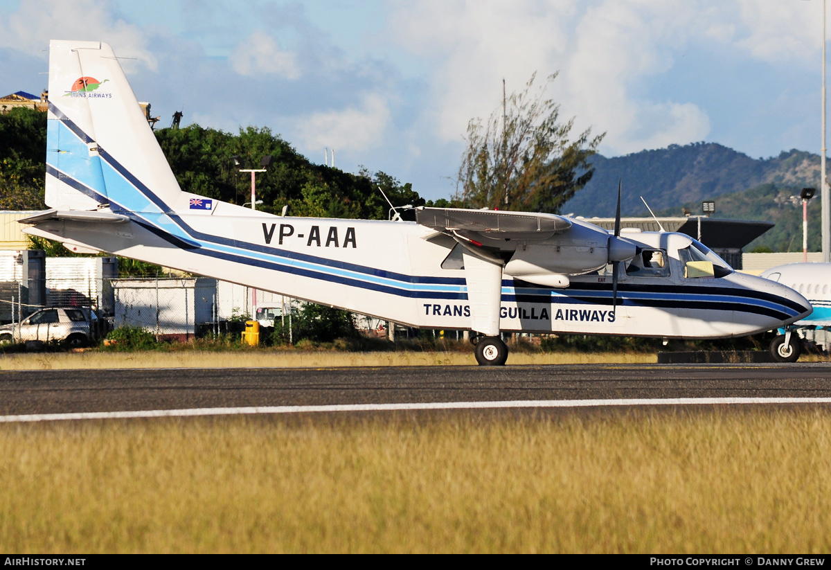 Aircraft Photo of VP-AAA | Britten-Norman BN-2A-8 Islander | Trans Anguilla Airways | AirHistory.net #210264