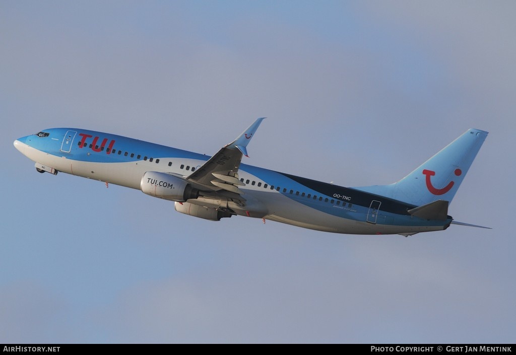 Aircraft Photo of OO-TNC | Boeing 737-8K5 | TUI | AirHistory.net #210285