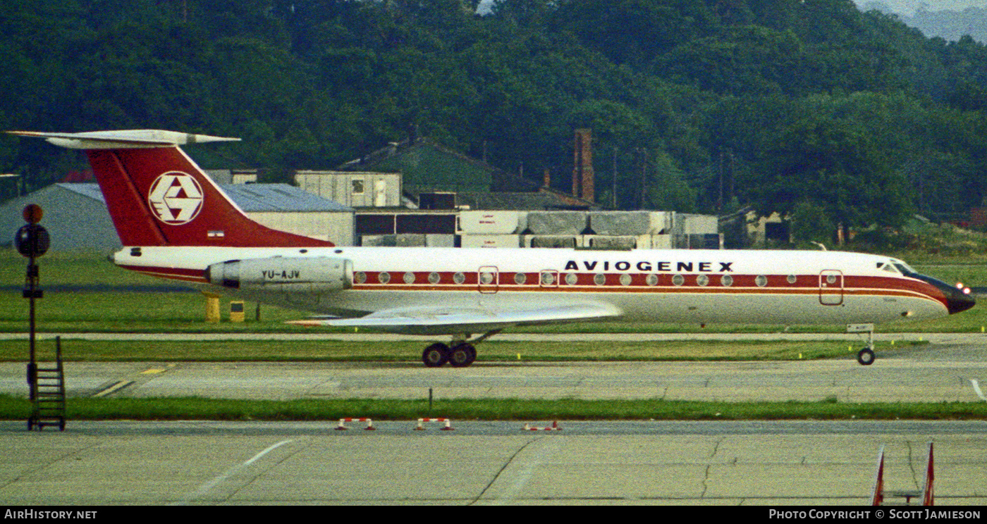 Aircraft Photo of YU-AJV | Tupolev Tu-134A-3 | Aviogenex | AirHistory.net #210287