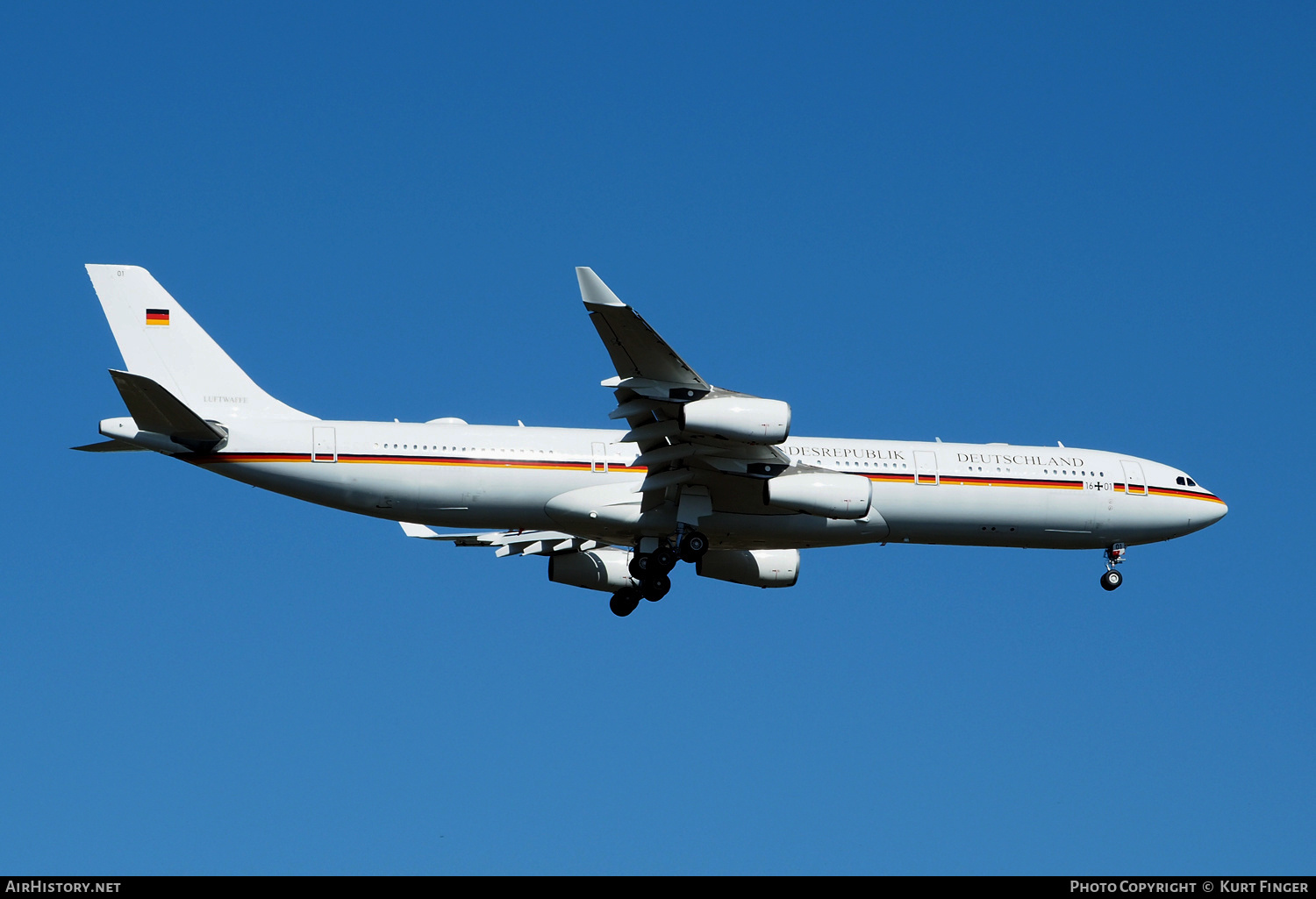 Aircraft Photo of 1601 | Airbus A340-313 | Germany - Air Force | AirHistory.net #210289