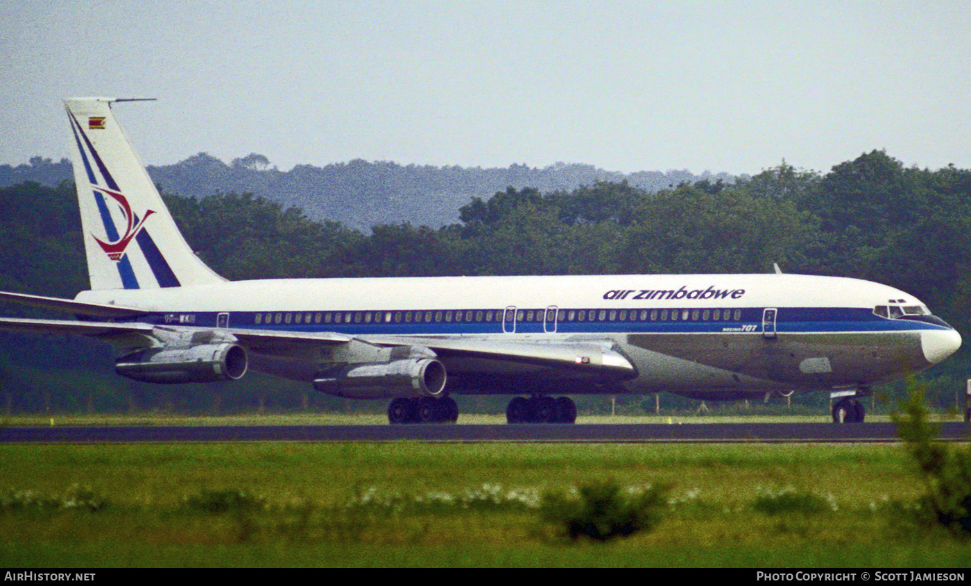 Aircraft Photo of VP-WKU | Boeing 707-330B | Air Zimbabwe | AirHistory.net #210306